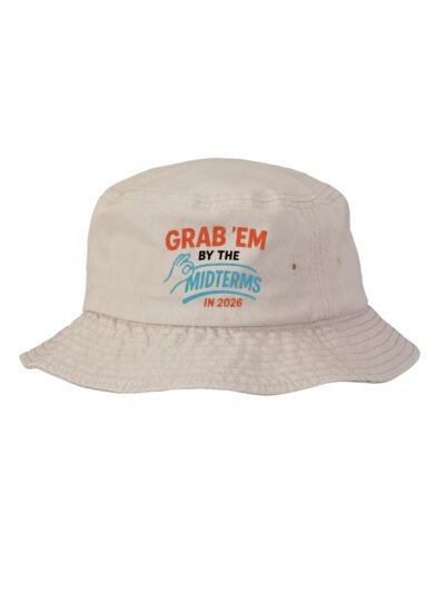 Grab'em By The Midterms 2026- Bucket Hats - (Khaki)